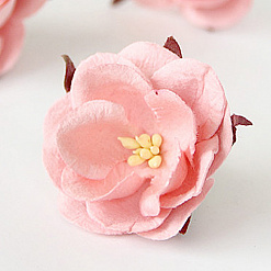 Цветок дикой розы "Розово-персиковый светлый", 1 шт (Craft)