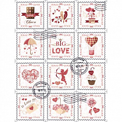 Набор марок "Большая любовь" (Scrapmania)