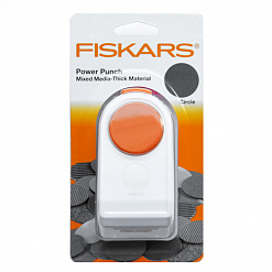Дырокол для плотных материалов "Круг 5 см" (Fiskars)