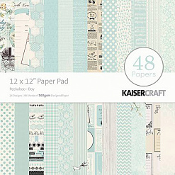 Набор бумаги 30х30 см "Peekaboo-boy", 48 листов (Kaiser)