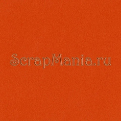 Кардсток Bazzill Basics 30,5х30,5 см однотонный гладкий, цвет темный оранжевый