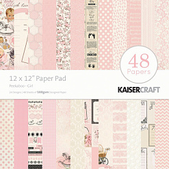 Набор бумаги 30х30 см "Peekaboo-girl", 48 листов (Kaiser)