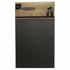 Набор гофро-картона А5 "Черный", 5 листов (Mariane design)