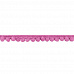 Лента с помпошками "Светло-лиловая", ширина 1 см, длина 90 см