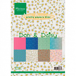 Набор бумаги 15х21 см "Дон и Дейзи. Фоны", 32 листа (Marianne design)