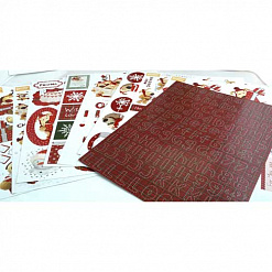 Набор бумаги 21х29 см "Рождество с Буфли" с высечками 48 листов (DoCrafts)