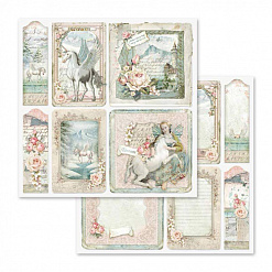 Бумага "Unicorn. Cards" (Stamperia)