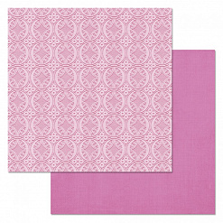 Набор бумаги 30,5х30,5 см "Фономикс. Розовый", 12 листов (ScrapMania)