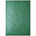 Набор высечек из бумаги "Завитки" А4, цвет темно-зеленый перламутровый (Лоза)