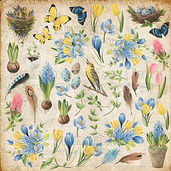 Бумага "Botany Spring. Картинки" (Фабрика Декору)