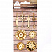 Набор деревянных украшений "Часовые механизмы" (Рукоделие)