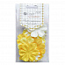 Набор бумажных цветов "Цедра лимона", 36 шт (Dalprint)