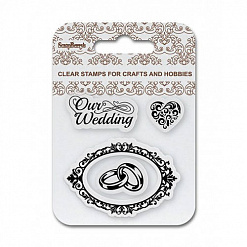 Набор штампов "Our Wedding" на английском (ScrapBerry's)