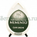Подушечка чернильная водорастворимая "капля" Memento, размер 32х50мм, цвет оливковая роща (Tsukineko)