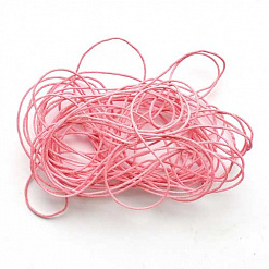 Шнур вощеный, цвет розовый, диаметр 0,1 см, длина 10 м