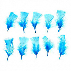 Набор перьев "Насыщенно-голубой"