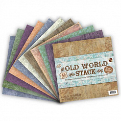 Набор бумаги 30х30 см "Old world. Старые времена", 48 листов (DCWV)
