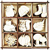 Набор деревянных украшений "Осень"