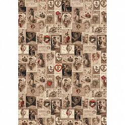 Набор бумаги А4 с высечками "Викторианский Валентин", 48 листов (DoCrafts)