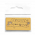 Бумажная высечка "Мамины сокровища 3", цвет золотой (Chipboards)