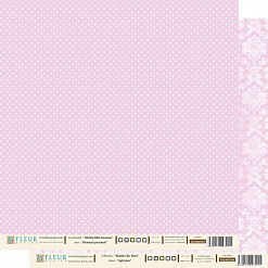 Бумага "Шебби Шик базовая. Нежный розовый" (Fleur-design)