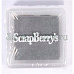 Подушечка чернильная пигментная 2,5x2,5 см, цвет серый (ScrapBerry's)