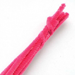 Набор проволоки с шенилом "Ярко-розовый", ширина 0,5 см (Magic Hobby)