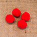 Набор помпонов "Красные", диаметр 3 см, 20 шт