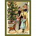 Тканевая карточка "В лучших традициях Рождества. Вся семья в сборе" (ScrapMania)