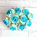 Букетик диких роз "Голубой с яркой сердцевинкой"