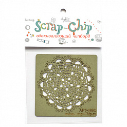 Бумажная высечка "Салфетка", цвет зеленый (Scrap Chip)