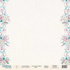 Набор бумаги 30х30 см "Chic wedding", 12 листов (MonaDesign)