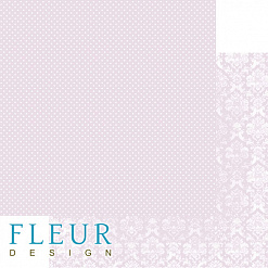 Бумага "Шебби Шик Базовая 2.0. Нежный розовый" (Fleur-design)