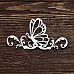 Украшение из чипборда "Бабочка на веточке" (AL)