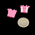 Акриловое украшение "Подарочек", цвет розовый (Magic Hobby)