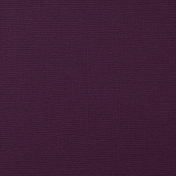 Кардсток Bazzill Basics 30,5х30,5 см однотонный с текстурой холста, цвет баклажан