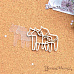 Шейкер "Новогодние гномы. Лошадка мини", 4,3х4,7 см (ScrapMania)
