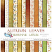 Набор бумаги 30х30 см "Autumn leaves. Осенние листья", 12 листов (Польша)