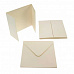 Набор заготовок для открыток 13,5х13,5 см "Калитка кремовая" с конвертами (DoCrafts)