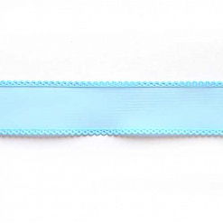Лента капроновая "Голубая", ширина 2,5 см, длина 0,9 м
