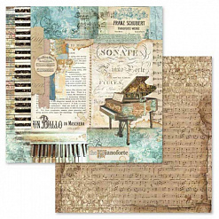 Набор бумаги 30х30 см "Music", 10 листов (Stamperia)