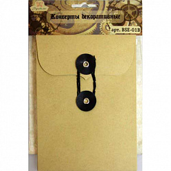 Набор конвертов 11,1х14,6 см "Бежевый" (Рукоделие)