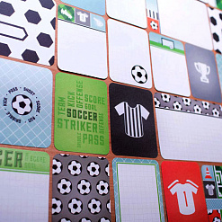 Набор карточек "Soccer", 40 штук (American Crafts)