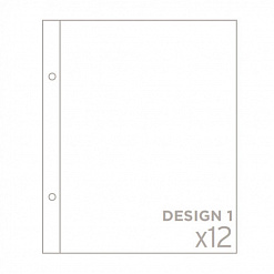 Набор файлов 15х20 см для альбома "Дизайн 1" (American Crafts)