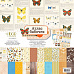 Набор бумаги 30х30 см "Атлас бабочек", 12 листов (EcoPaper)