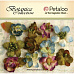 Набор тканевых цветочков "Ботаника. Холодные оттенки" (Petaloo)