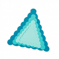 Набор форм-трафаретов для вырубки "Резные треугольники" (Sizzix)