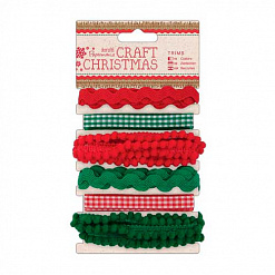Набор лент "Craft Christmas. Рождество в мастерской" (DoCrafts)