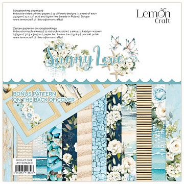 Набор бумаги 30х30 см "Sunny love", 6 листов (Lemon Craft)
