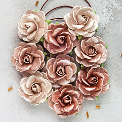 Набор бумажных цветов "Solid Rose" (Prima Marketing)